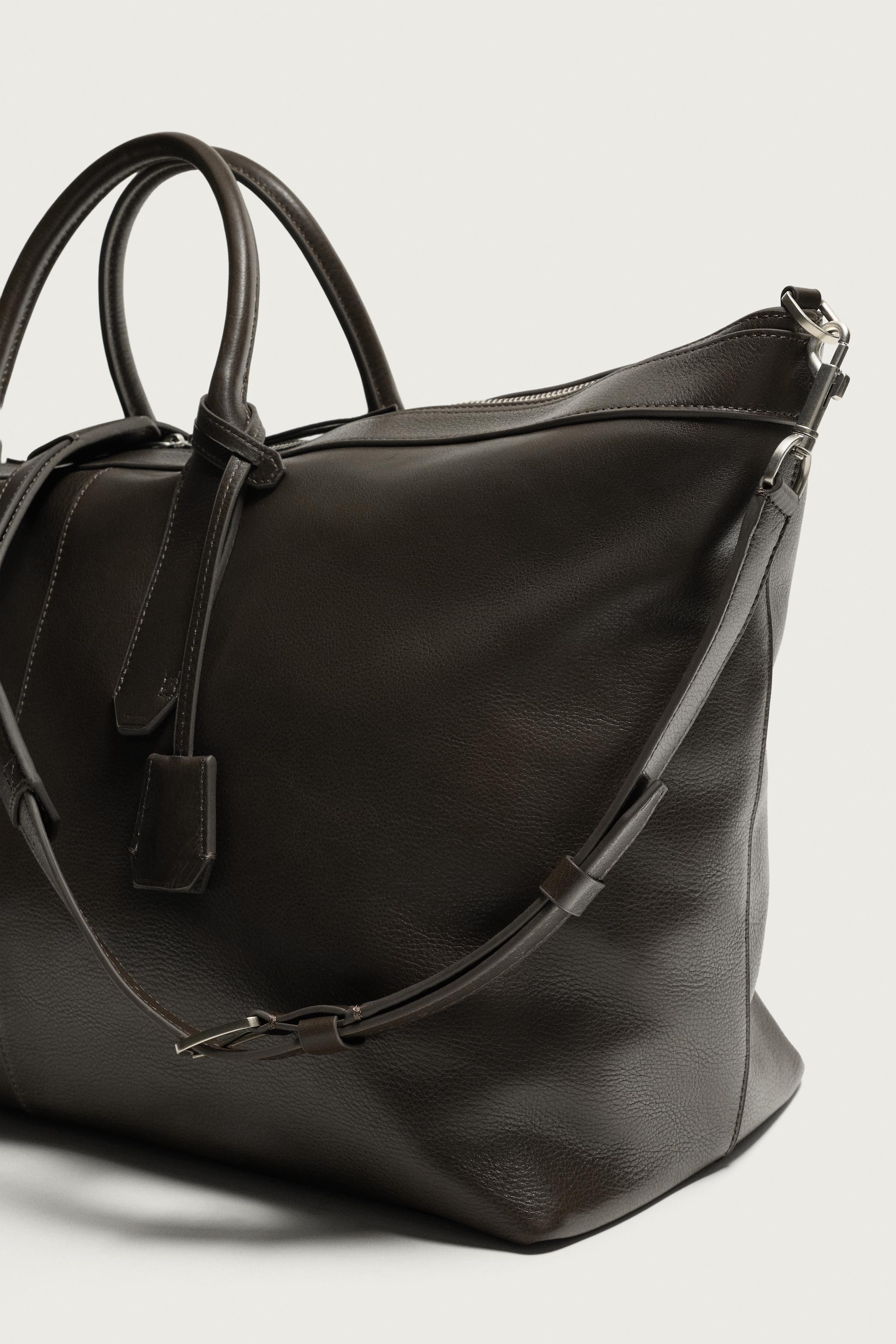 LEATHER SHOPPER BAG